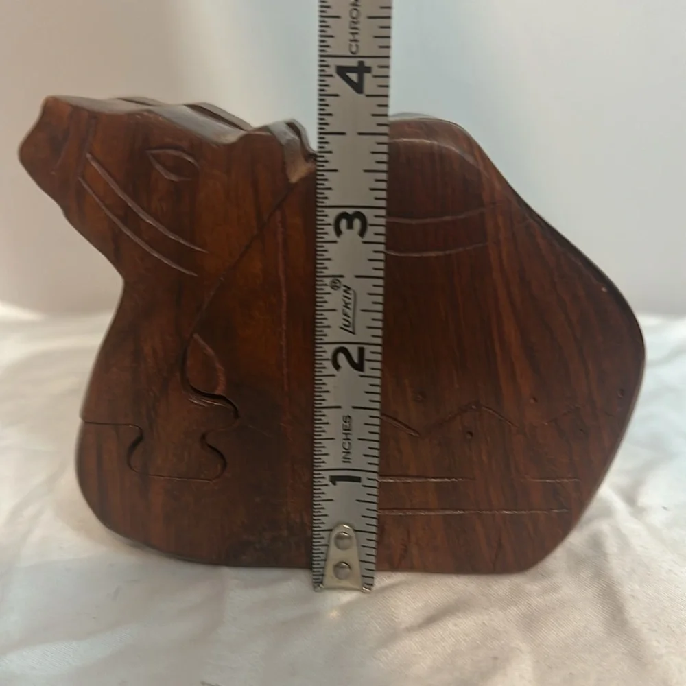 Master Piece Crafts Homemade Puzzle Box Wooden Camel Shaped Secret Stash Box